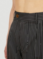 Vivienne Westwood - Pinstripe Pants in Black