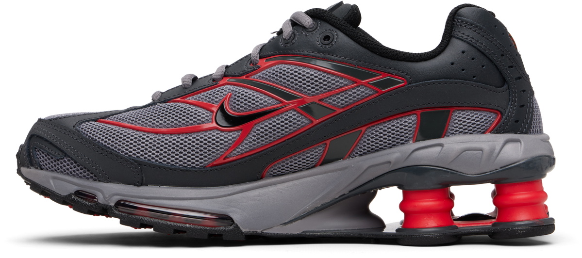 Nike Gray & Red Nike Shox Ride 2 Sneakers
