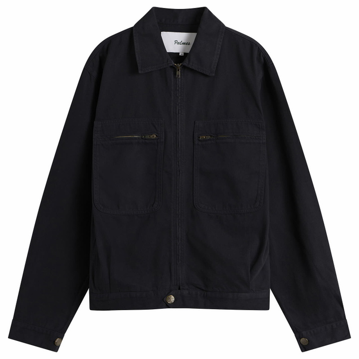 Photo: Palmes Men's Worker Jacket in Charcoal