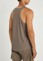 Satisfy Space-o Perforated Stretch-jersey Vest Brown