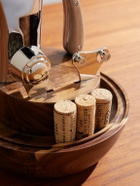 L'Atelier Du Vin - Oeno Motion Groom Walnut Wood, Glass and Steel Corkscrew Set