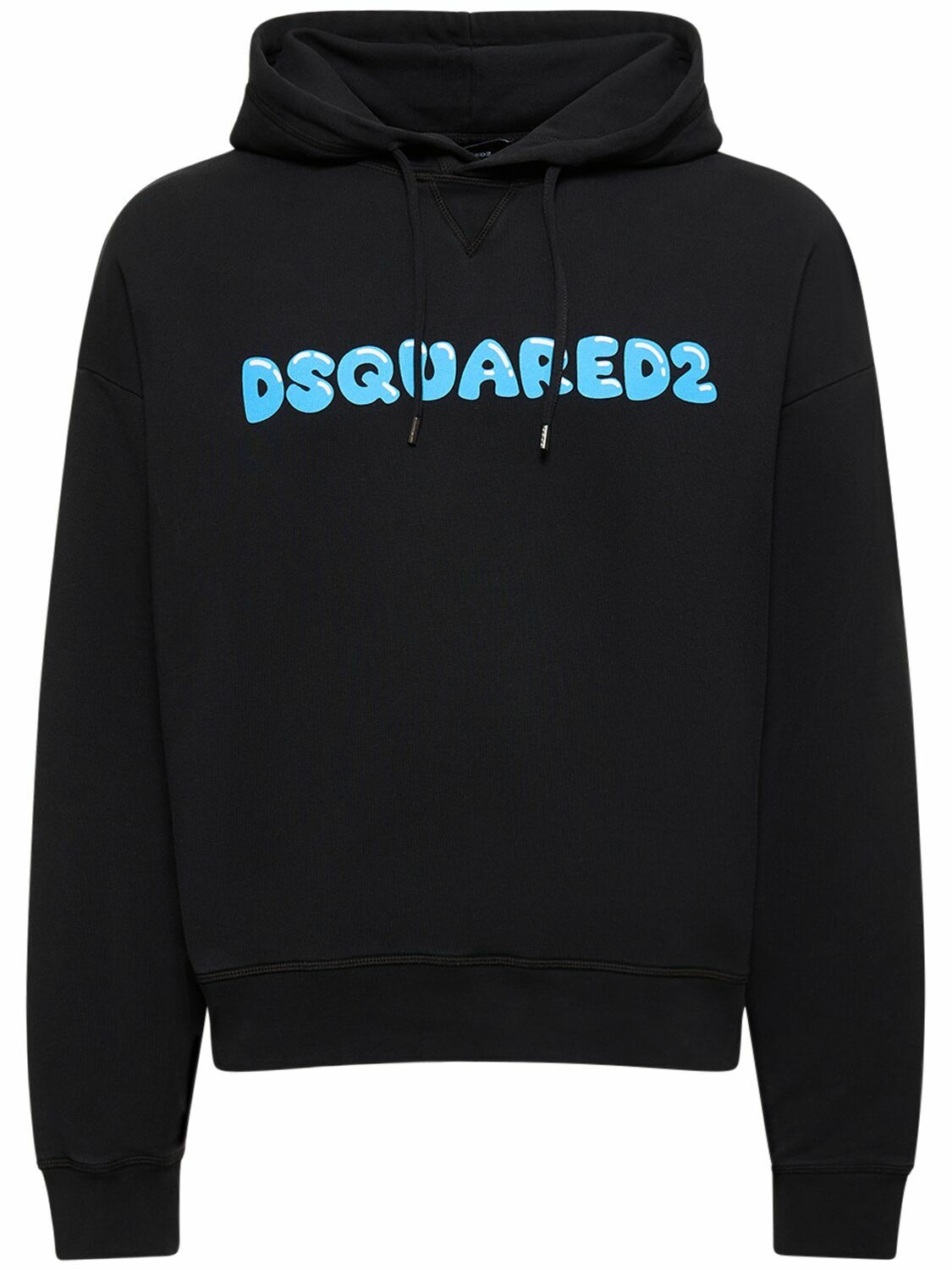 Photo: DSQUARED2 - Logo Relaxed Cotton Hoodie