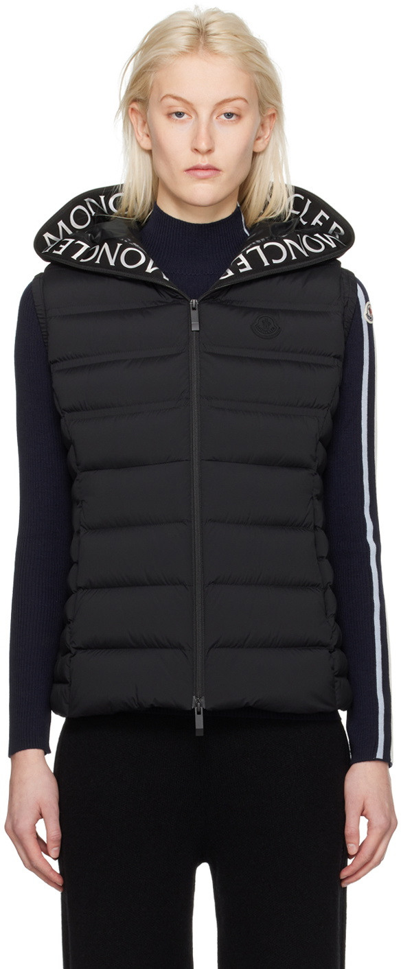 Moncler Black Aliterse Down Vest Moncler