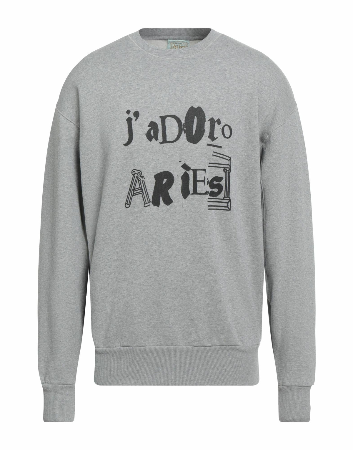 Aries Mens Sweatshirt in Grey