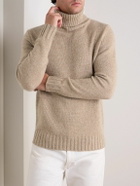 Allude - Cashmere Rollneck Sweater - Brown