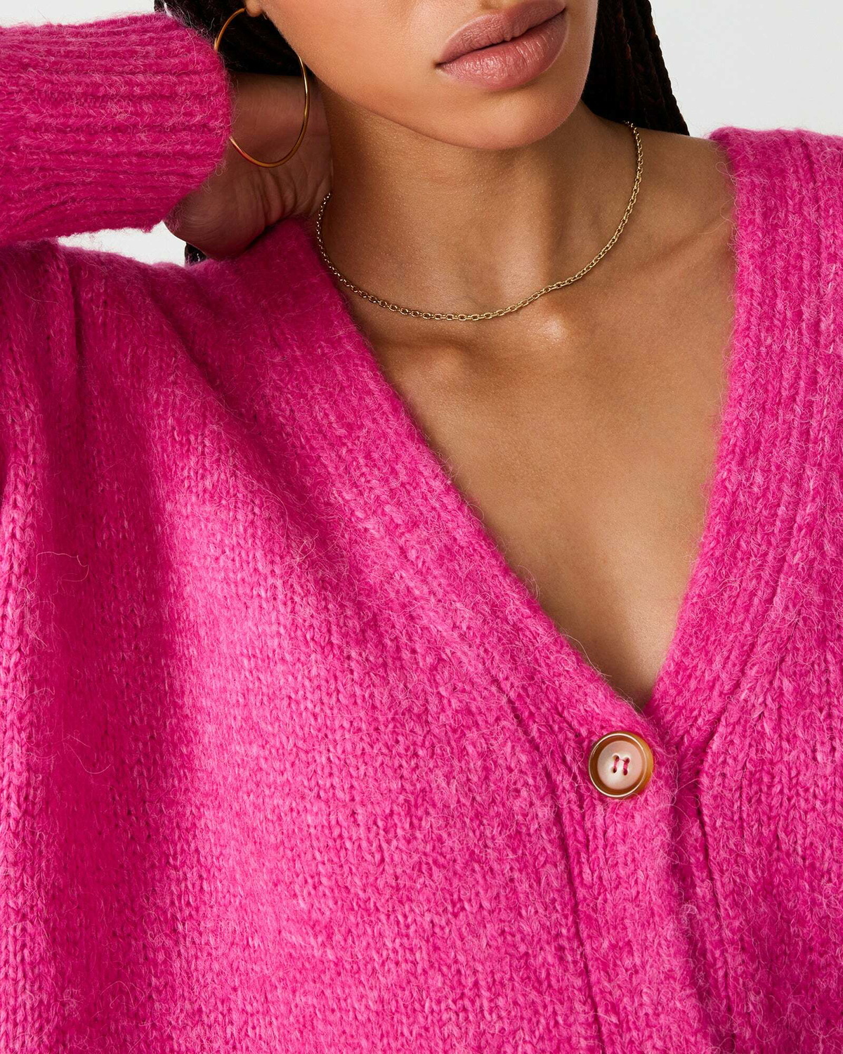 Steve Madden Finley Sweater in Pink