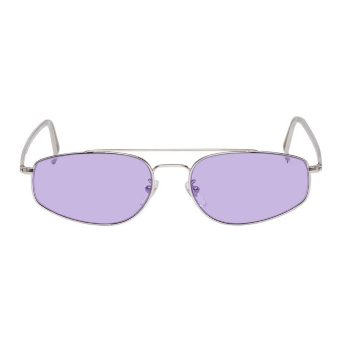 Photo: Super Silver and Purple Tema Sunglasses
