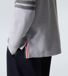Thom Browne 4-Bar cotton piqué polo shirt