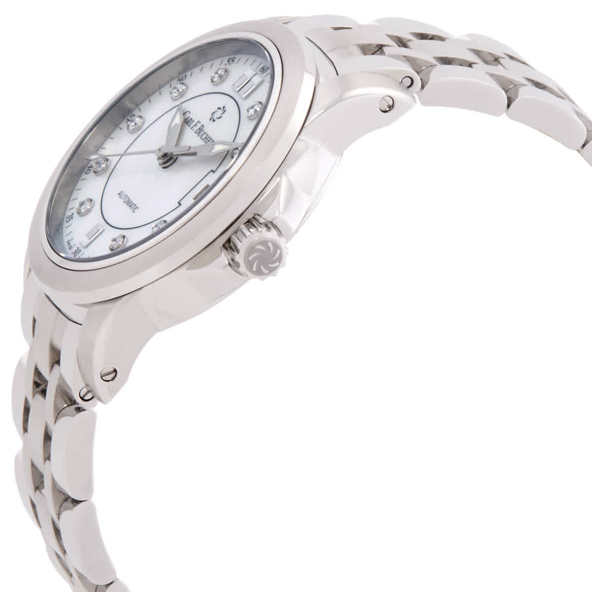 Carl F. Bucherer Patravi Automatic Mother of Pearl Dial Ladies Watch 00.10622.08.77.21