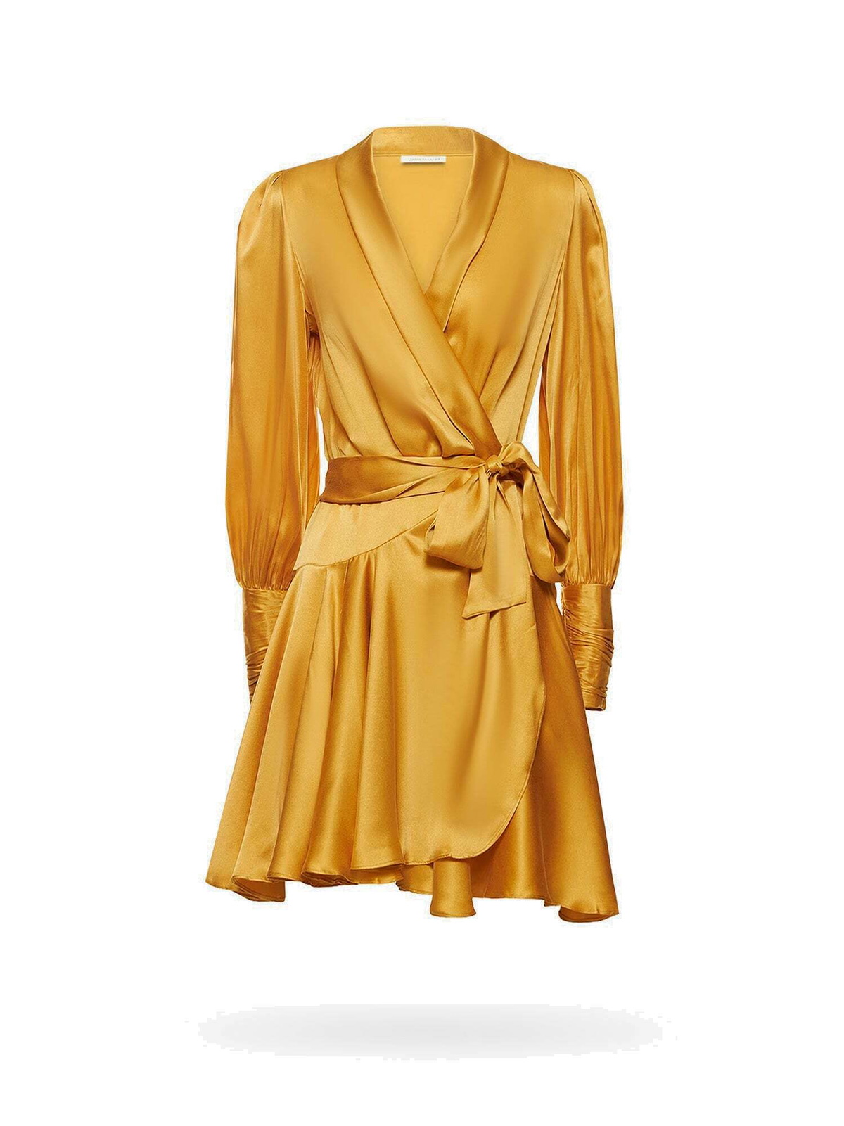 Zimmermann Dress Gold Womens Zimmermann