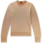 TOM FORD - Slim-Fit Silk and Merino Wool-Blend Sweater - Neutrals