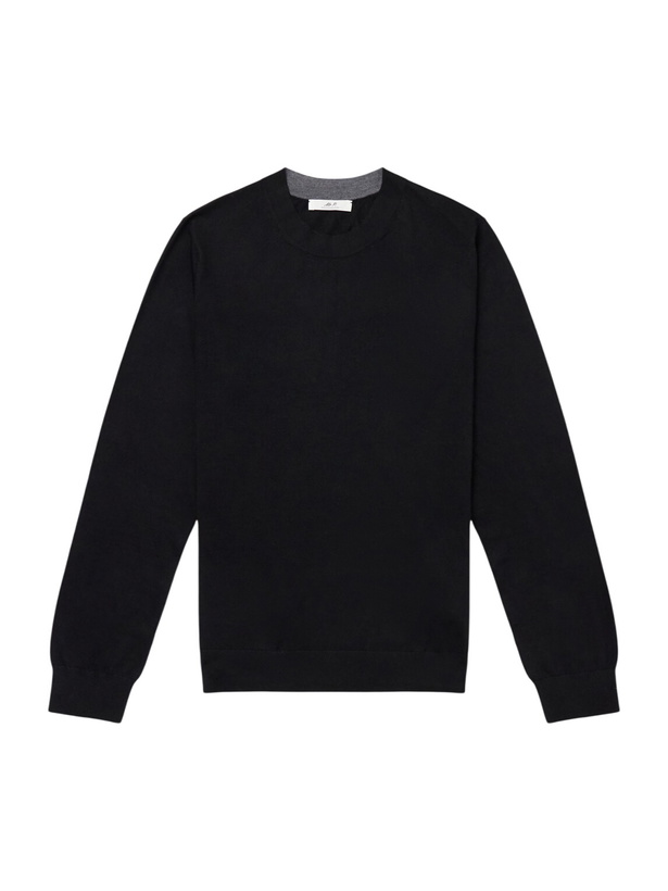 Photo: Mr P. - Cashmere and Silk-Blend Sweater - Black