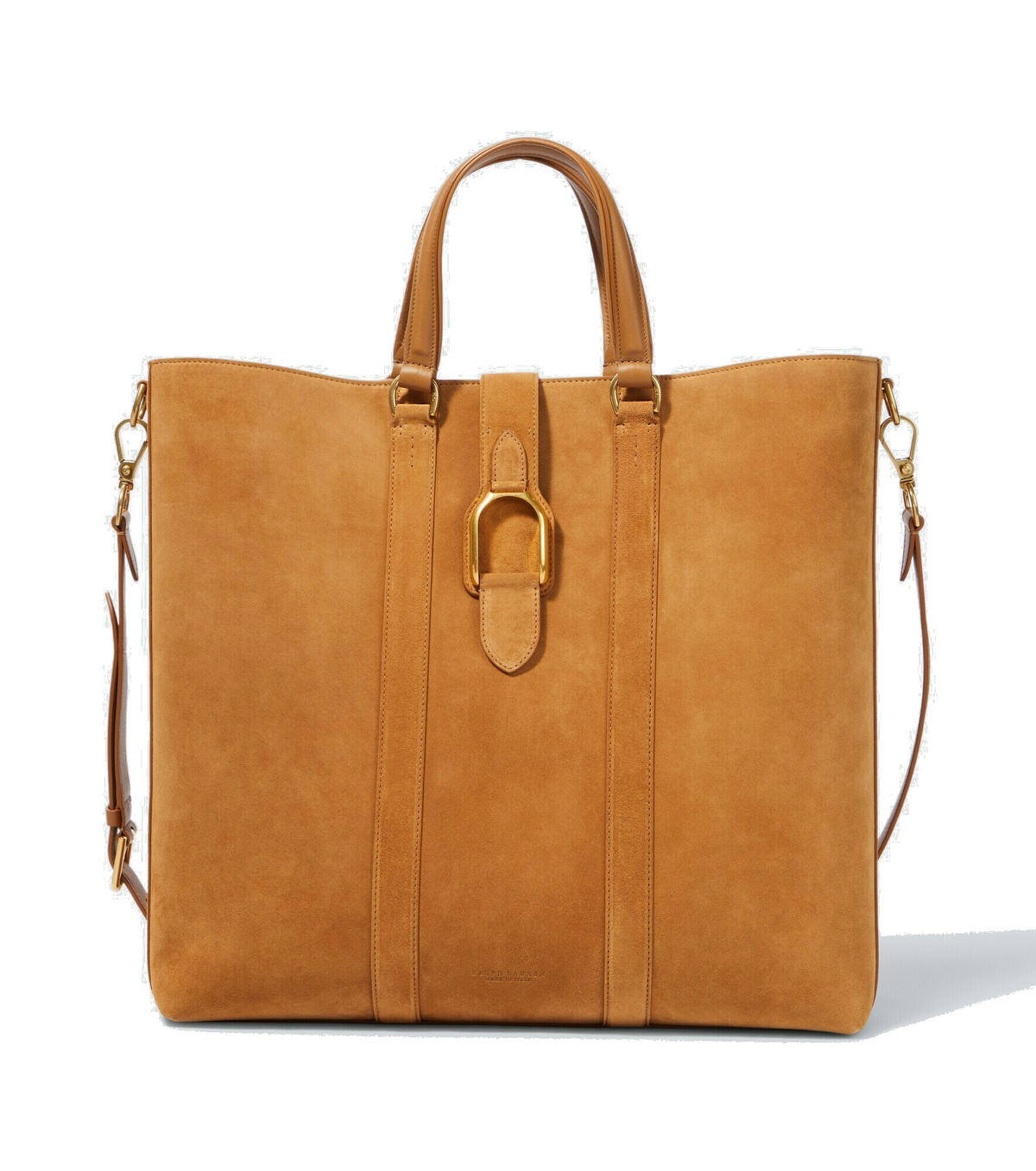 Ralph Lauren Purple label - Leather-Trimmed Canvas Tote Bag Ralph Lauren Purple label - Leather-Trimmed Canvas Tote Bag