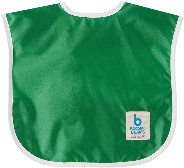 Photo: Kodomo BEAMS Baby Green Patch Bib