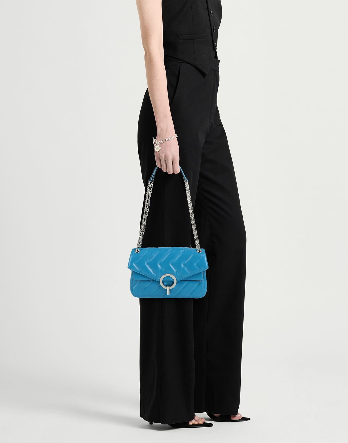 Sandro Womens Shoulder bag in Azure