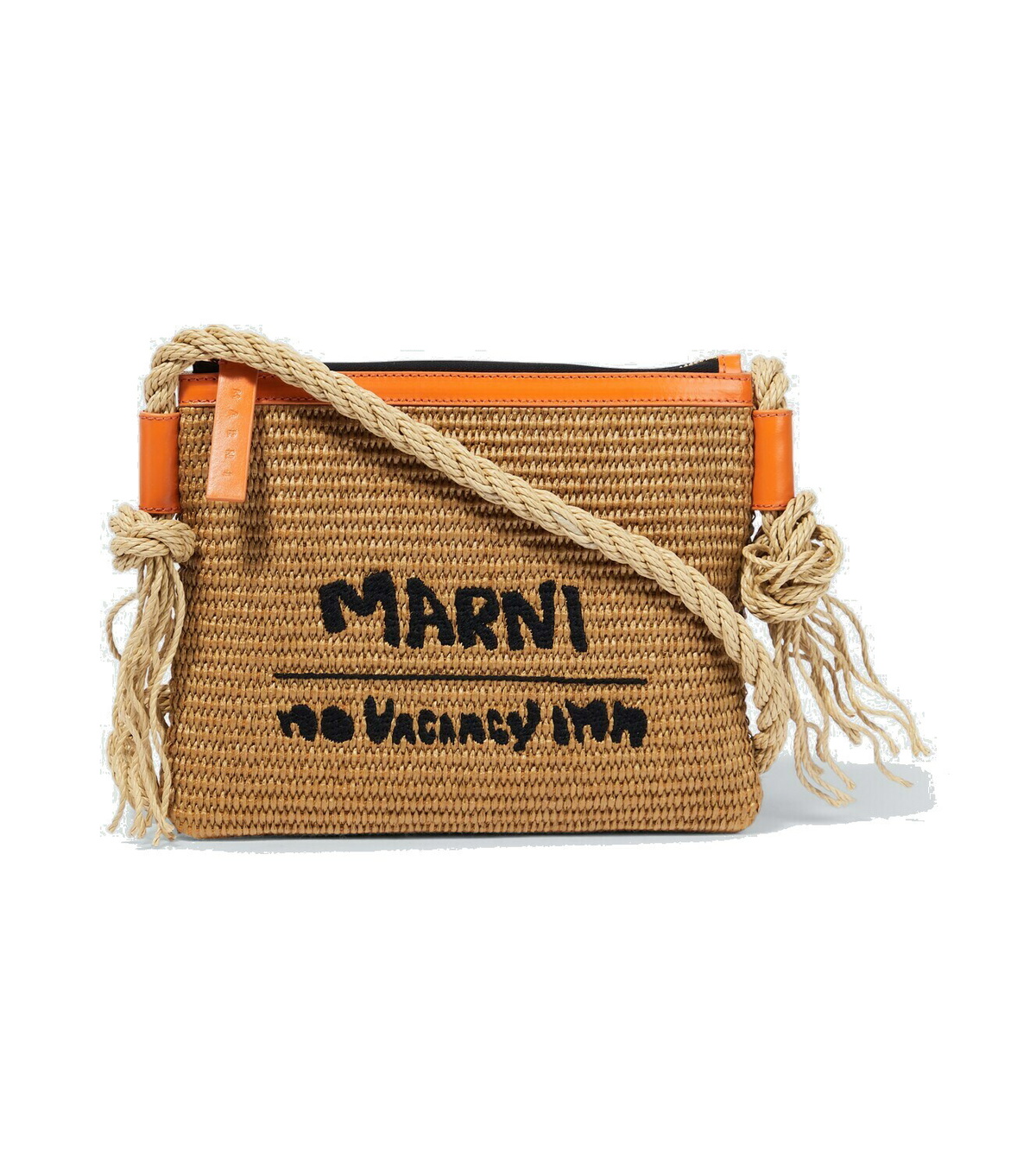 Marni x No Vacancy Inn raffia pouch Marni