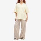 Adidas x FOG Adidas x Fear Of God Athletics V-Neck T-Shirt in Pale Yellow