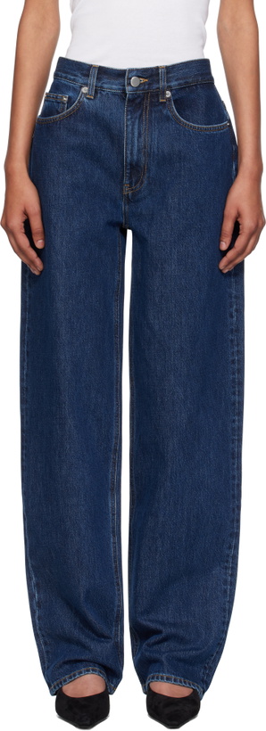 Photo: Loulou de Saison Blue Samur LDS Straight Leg Jeans