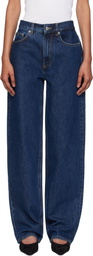 Loulou de Saison Blue Samur LDS Straight Leg Jeans