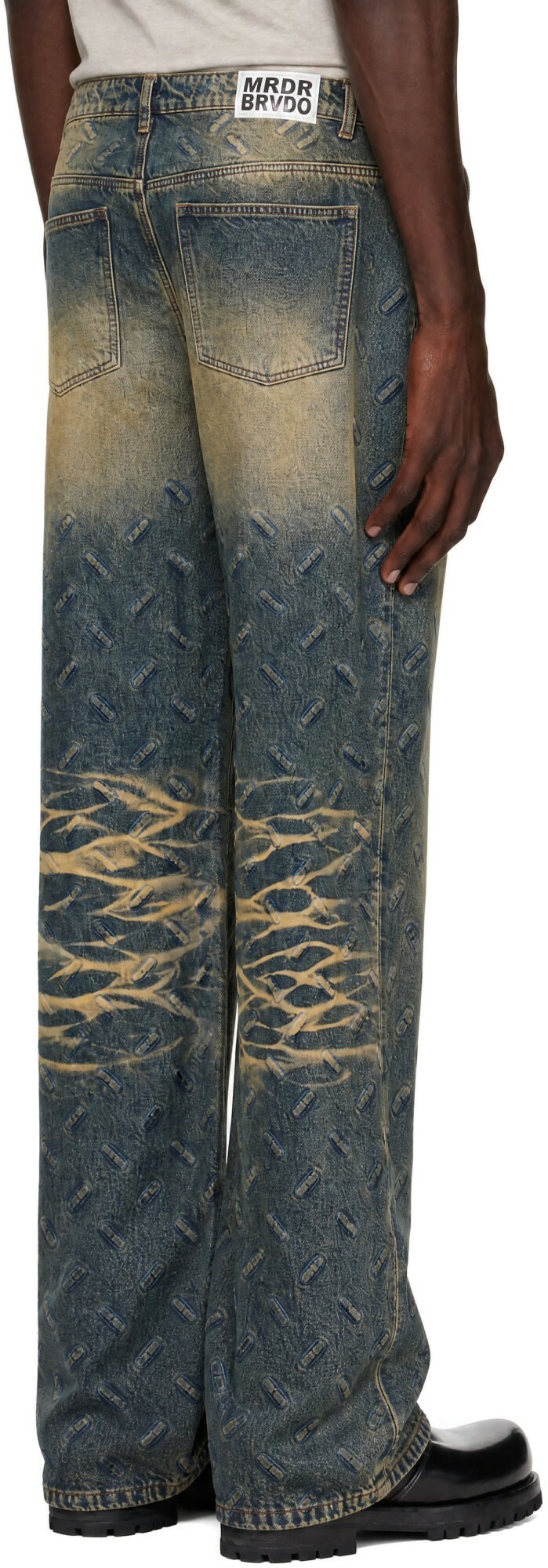 Who Decides War Blue Thread Plate Jeans