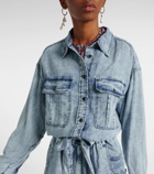 Marant Etoile Paige chambray jumpsuit