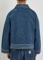 Bode Embroidered Denim Jacket Indigo