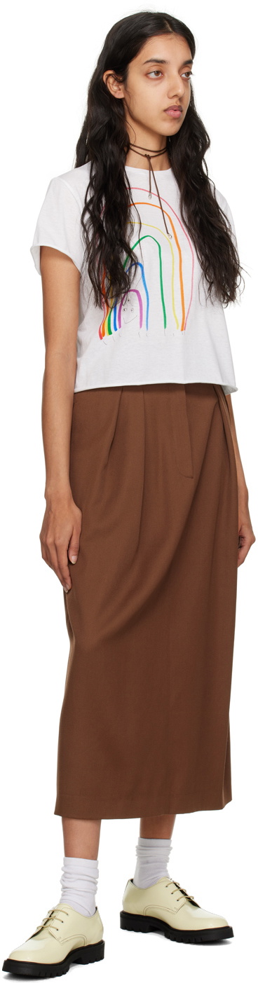 Sophie Buhai Brown Silk Elegant Shoelace Choker