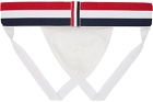 Thom Browne White Stripes Jock Strap
