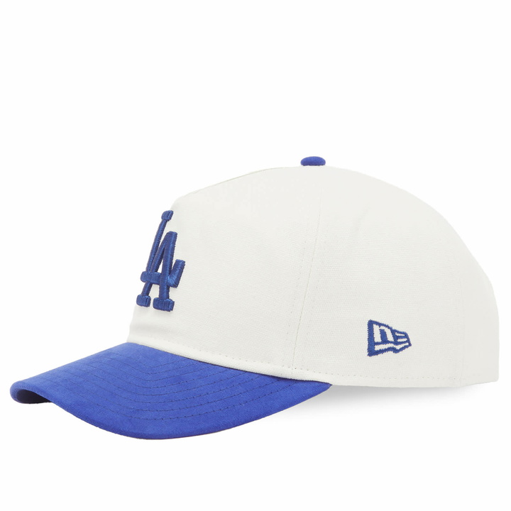 Photo: New Era LA Dodgers Script Golfer Adjustable Cap in Blue 