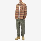 Denham Men's Burton Pocket Overshirt in Pomegranate