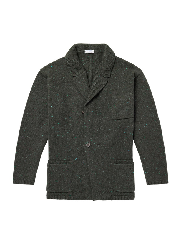 Photo: Inis Meáin - Wool and Cashmere-Blend Cardigan - Green