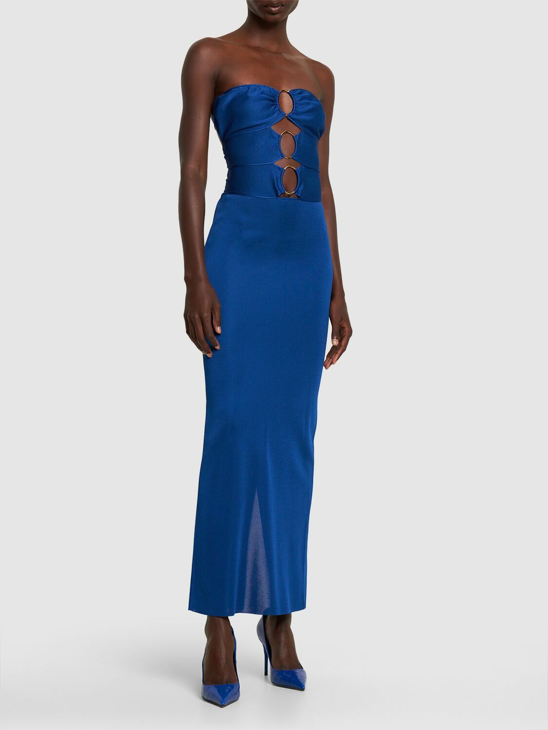 TOM FORD - Keyhole Strapless Jersey Long Dress TOM FORD