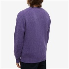 Jamieson's of Shetland Men's Crew Knit in Purple