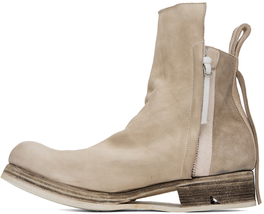 Boris Bidjan Saberi Beige Boot 1 Boots