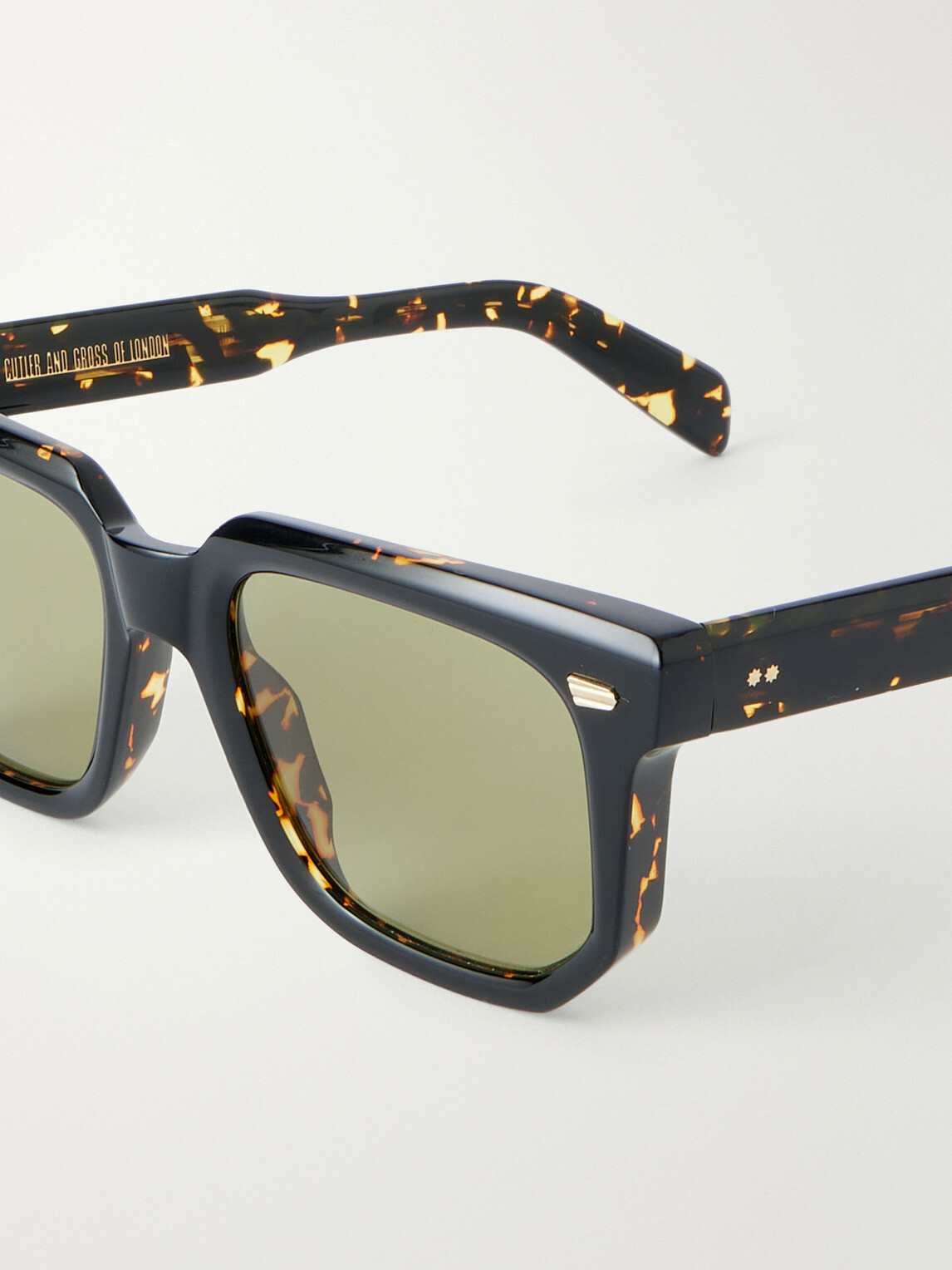 Cutler and Gross - 1410 Square-Frame Acetate Sunglasses - Tortoiseshell