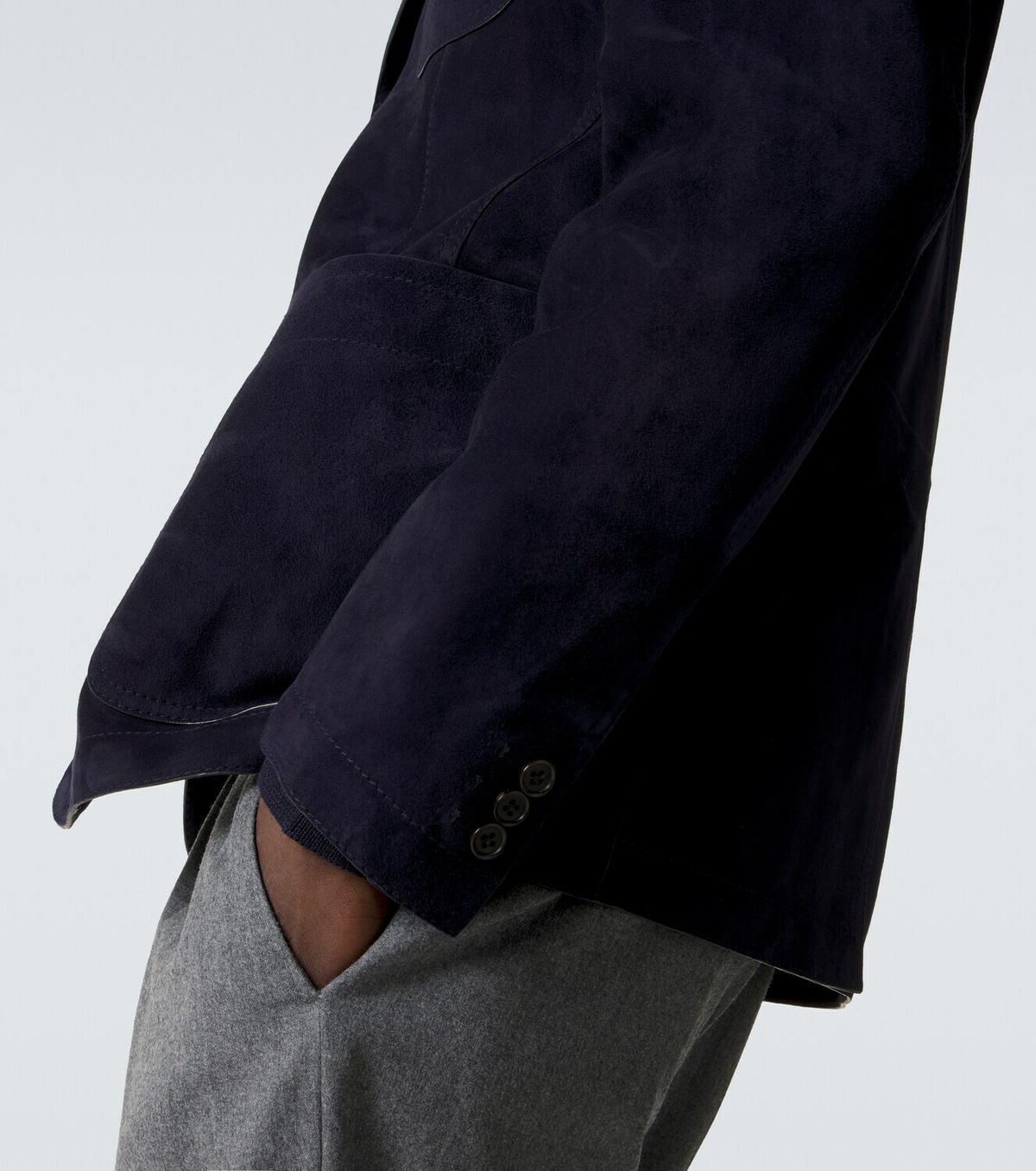 Ralph Lauren Purple Label Suede blazer
