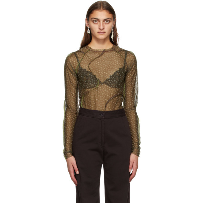 Photo: Louise Lyngh Bjerregaard Green and Brown Mesh River T-Shirt