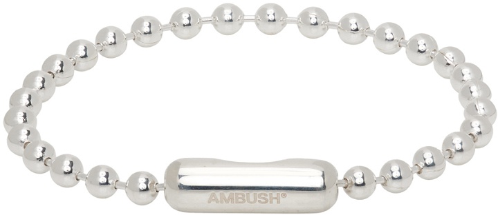 Photo: AMBUSH Silver Ball Chain Bracelet