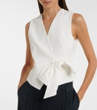 Max Mara Draped cady vest