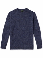 Beams Plus - Mohair-Blend Sweater - Blue