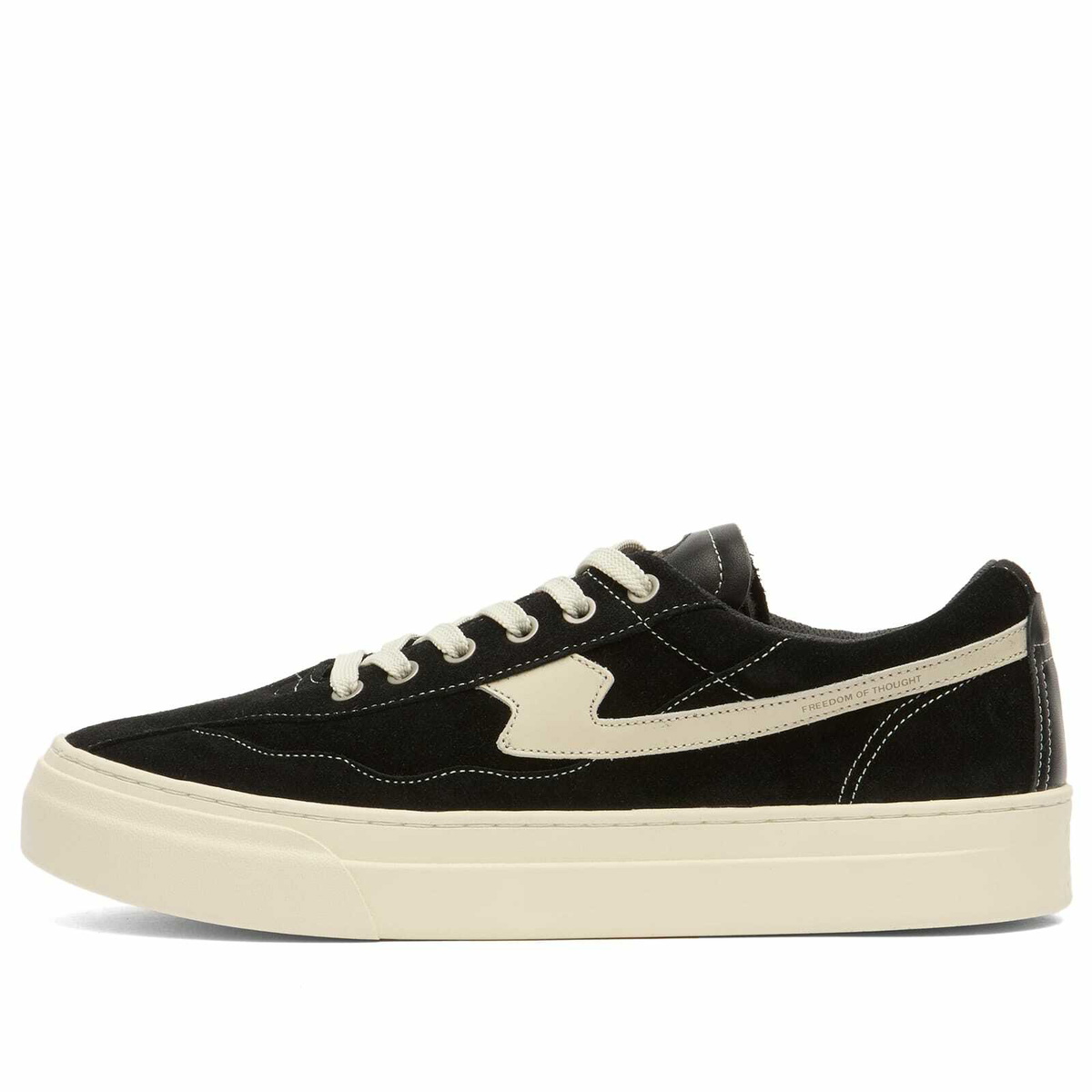 Stepney Workers Club Men's OMNI Dellow S-Strike Suede in Black