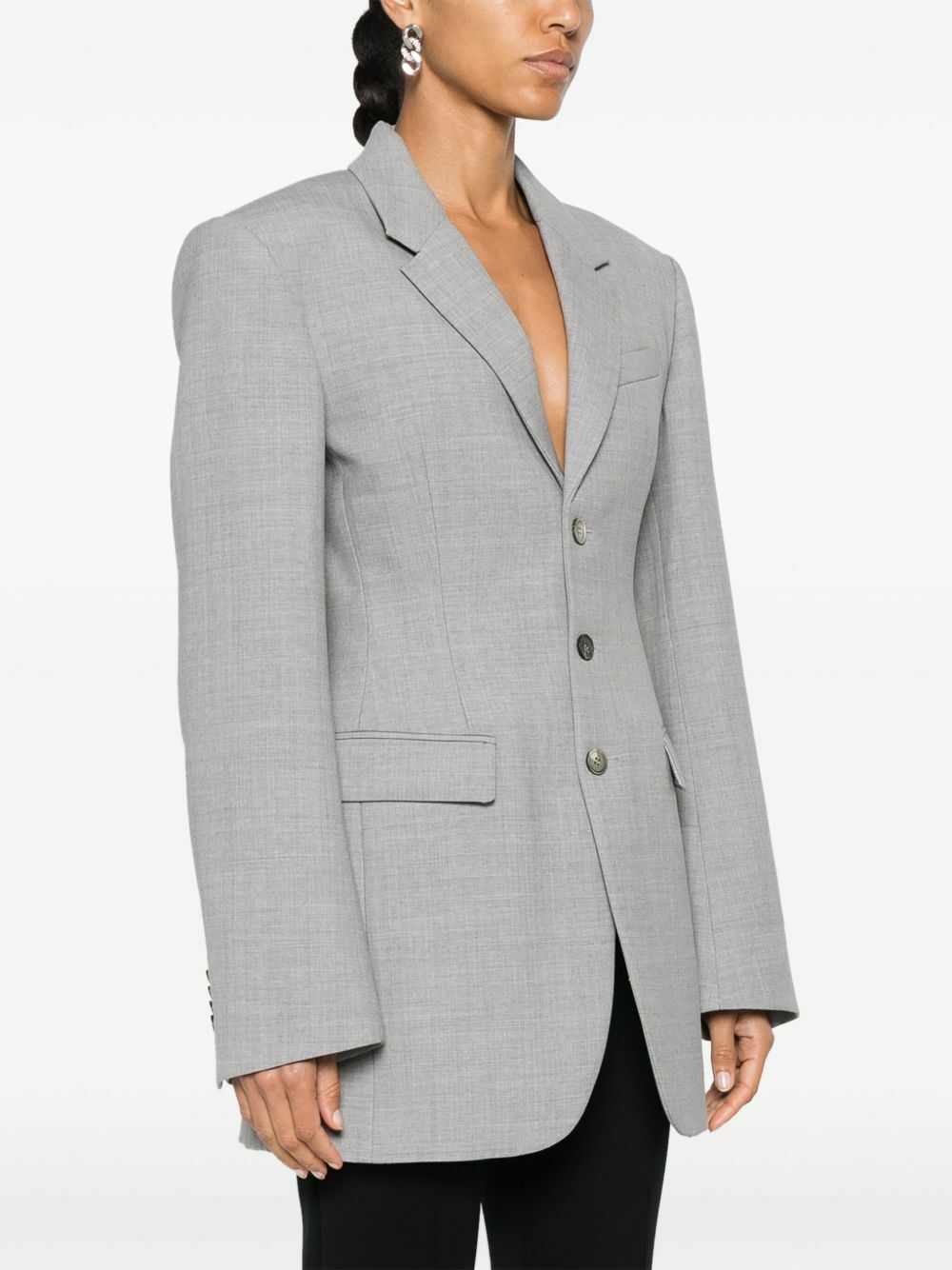 WARDROBE.NYC Single-Breasted Blazer