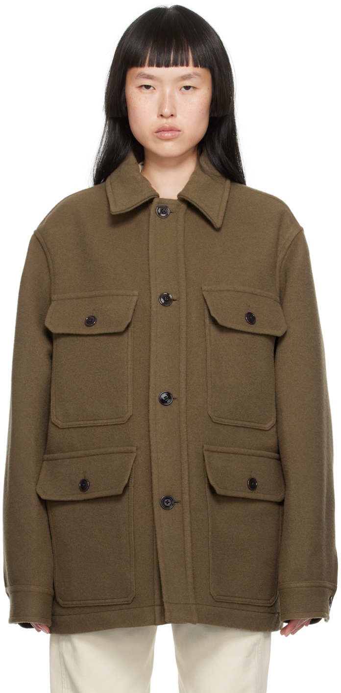 LEMAIRE Taupe Hunting Jacket Lemaire
