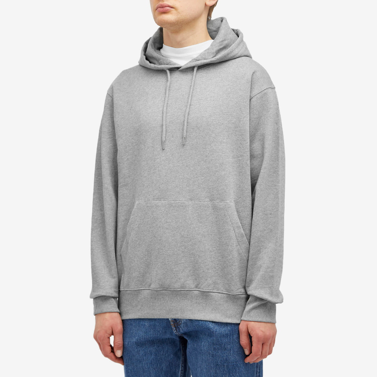 Norse Projects Men's Standard Hoodie in Grey Melange