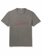 Isabel Marant - Honore Logo-Print Cotton-Jersey T-Shirt - Gray