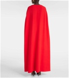 Valentino Caped silk gown
