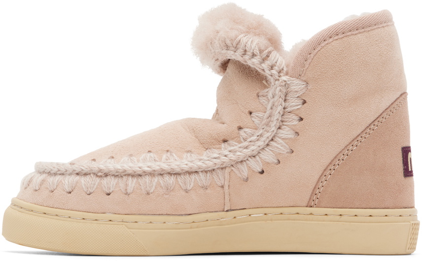 Mou Pink Suede Boots