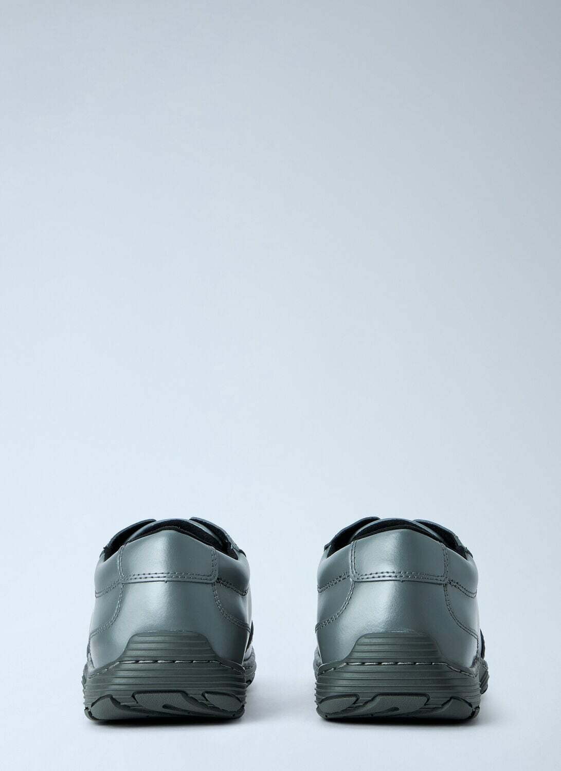 Dr. Martens Aurix 5i Gunmetal Satin Finish Leather Lace Ups