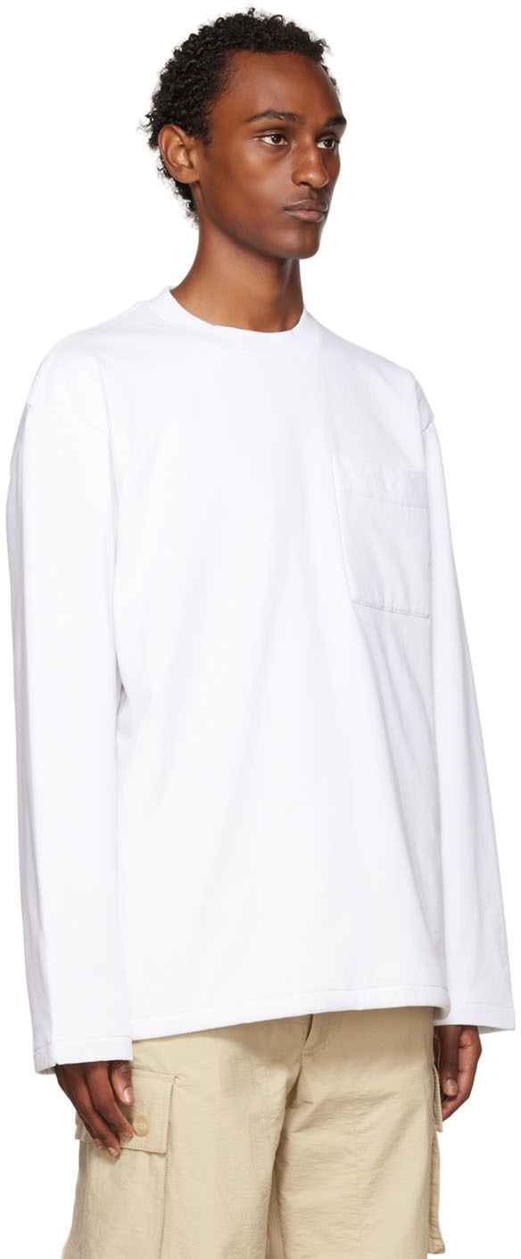 Jacquemus White 'Le T-Shirt Bricciola' Long Sleeve T-Shirt
