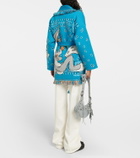 Alanui - x Looney Tunes Bugs Bunny virgin wool cardigan